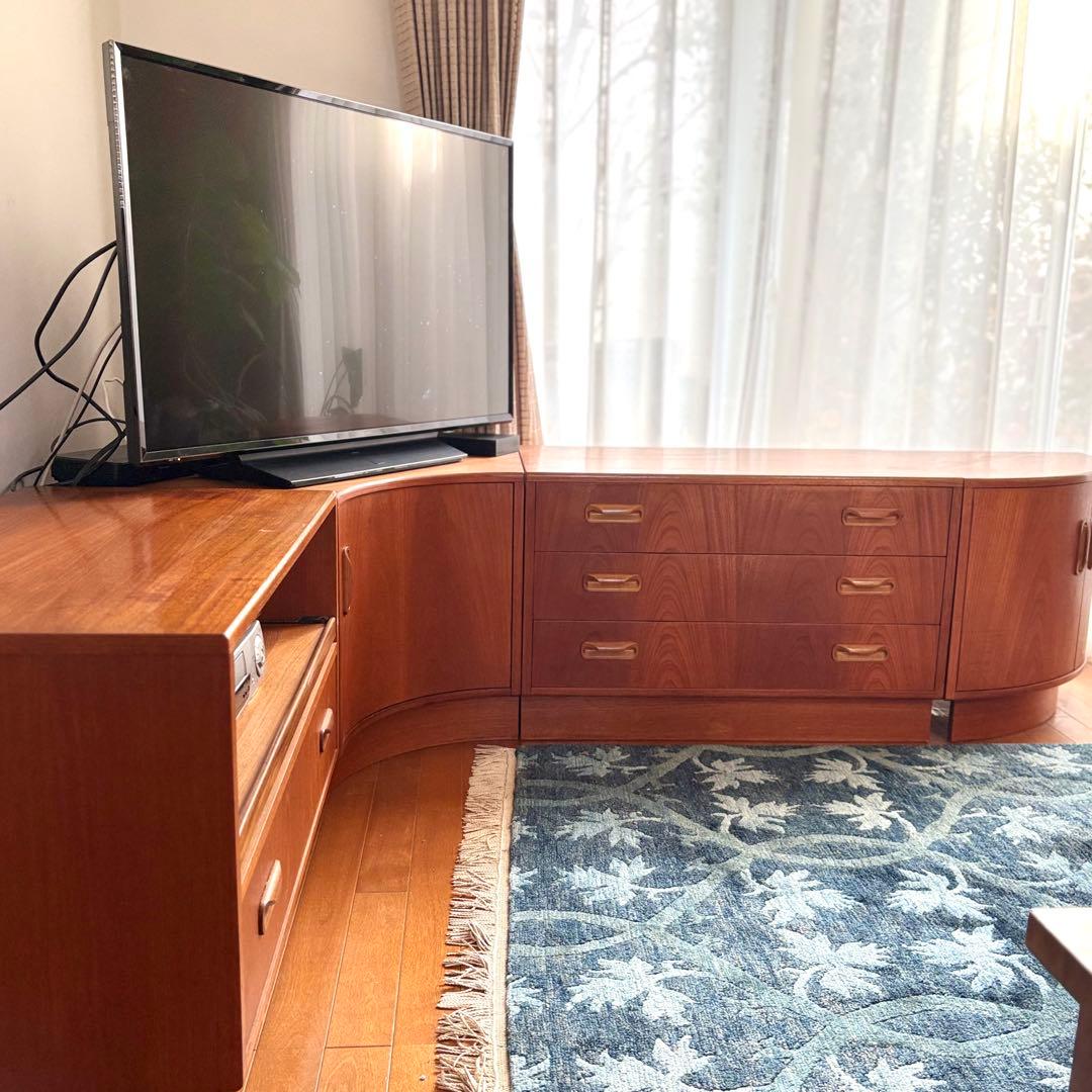 値下げ　G-planコーナーキャビネット4点　チーク　ビンテージ　引き取り歓迎