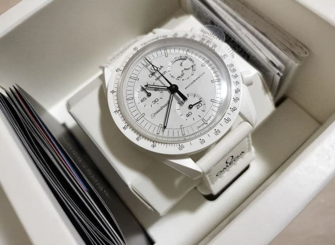 新品!百貨店購入正規品 SnoopyxOMEGAxスウォッチ オメガ スヌーピー