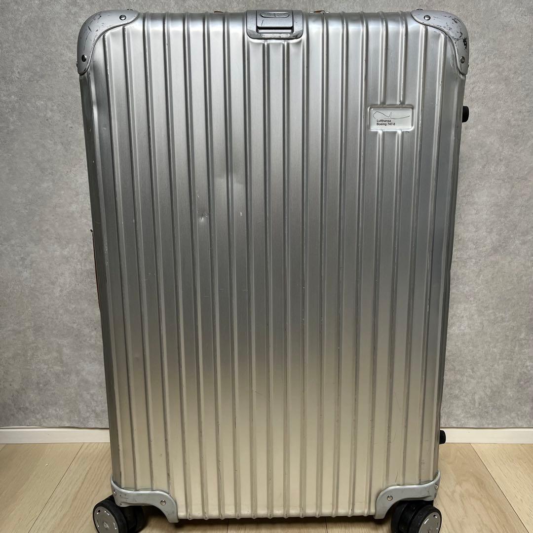 リモワ RIMOWA 747-8 限定モデル 64L4輪 トパーズ アルミニウム