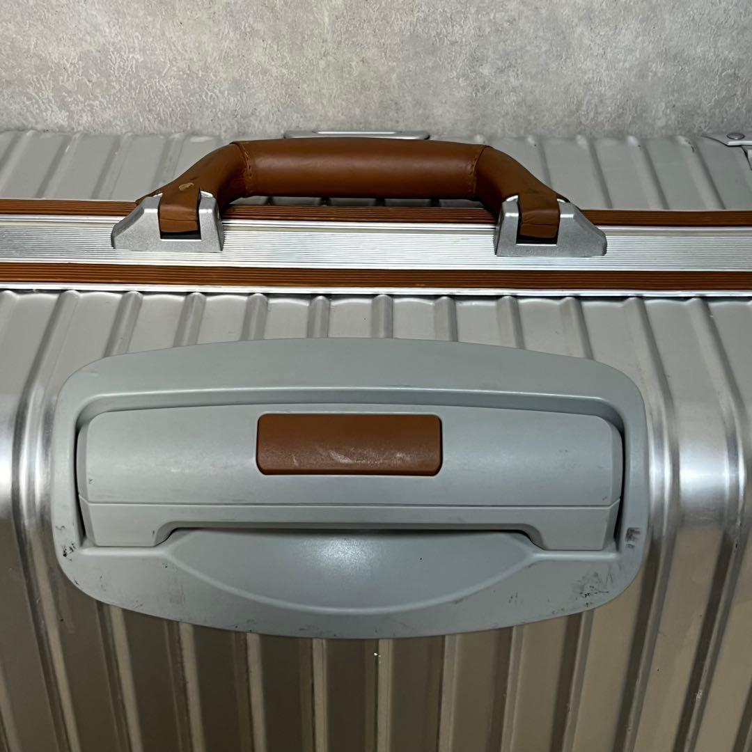 リモワ RIMOWA 747-8 限定モデル 64L4輪 トパーズ アルミニウム