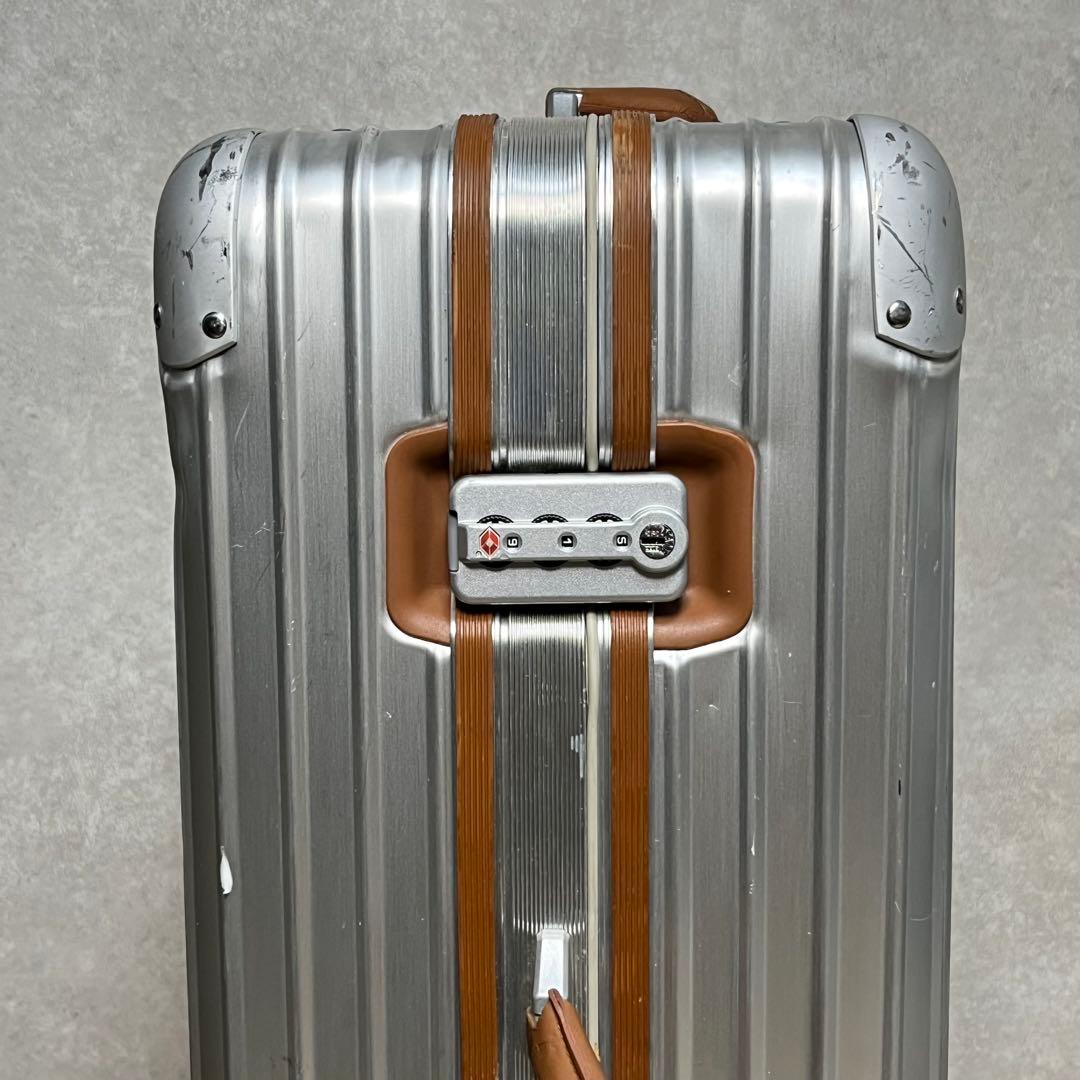 リモワ RIMOWA 747-8 限定モデル 64L4輪 トパーズ アルミニウム