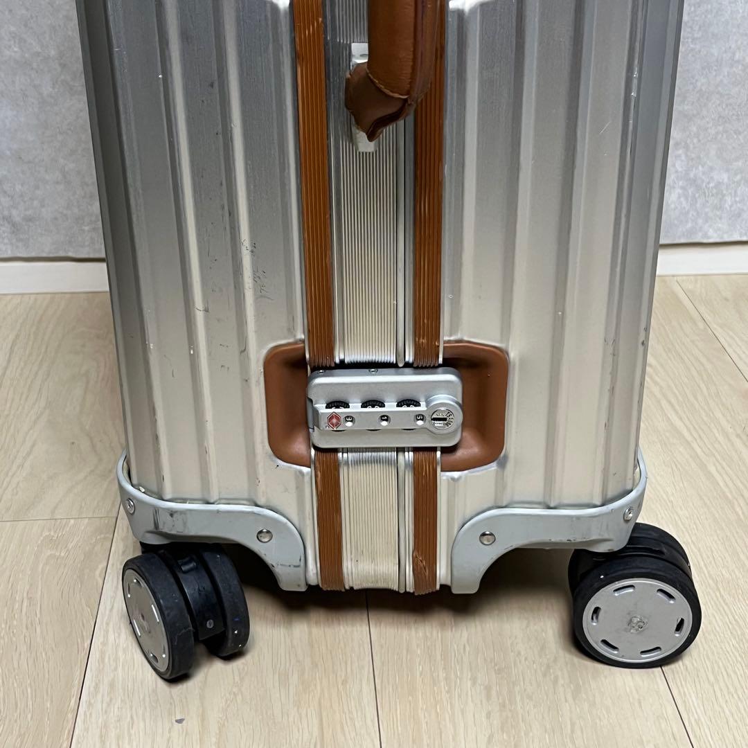 リモワ RIMOWA 747-8 限定モデル 64L4輪 トパーズ アルミニウム