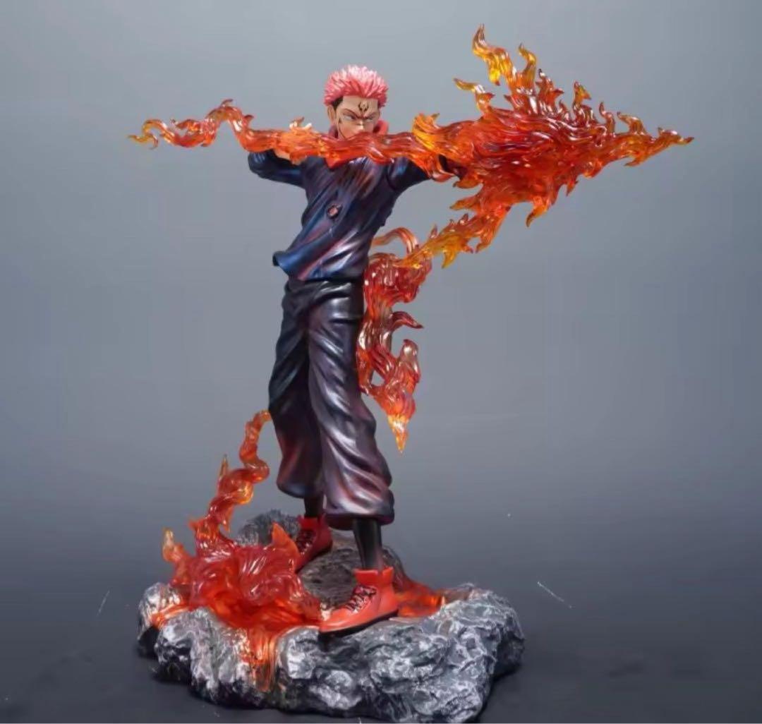 呪術廻戦 虎杖悠仁 フィギュア 炎エフェクト 高クオリティ