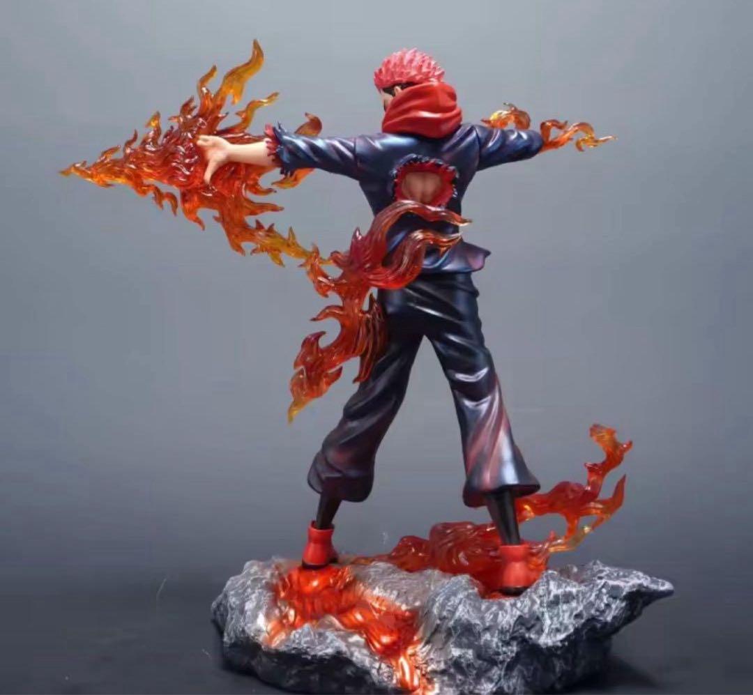 呪術廻戦 虎杖悠仁 フィギュア 炎エフェクト 高クオリティ