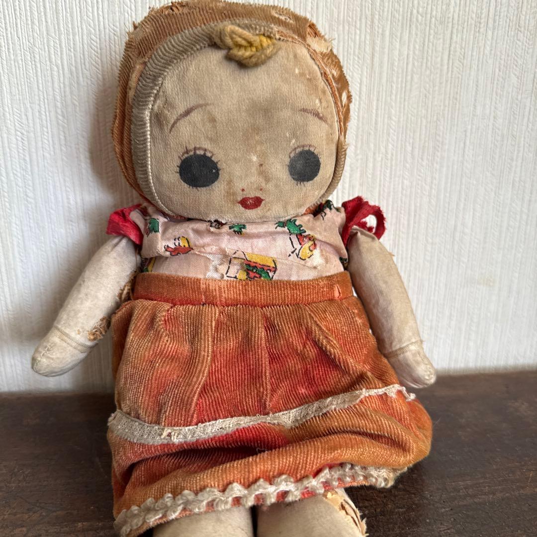 文化人形　戦前　アンティーク　ビンテージ　ドール