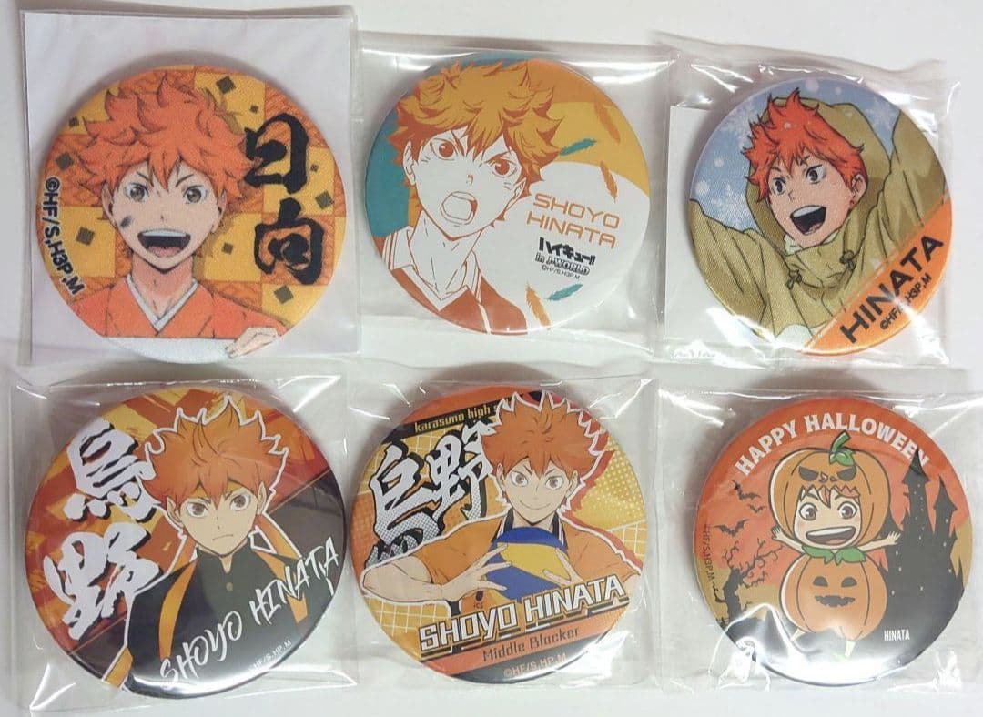 ★送料込★ハイキュー!!★日向翔陽★缶バッジまとめ売り
