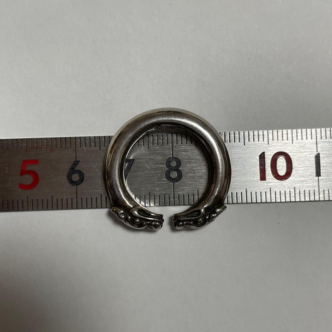 CHROME HEARTS クロムハーツ ダブルドッグ リング シルバー