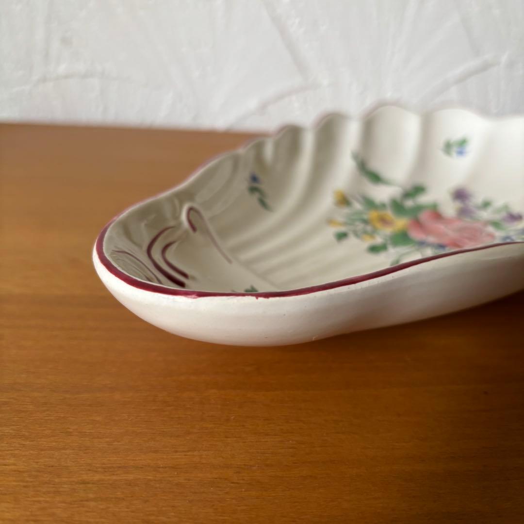 KGリュネヴィル ラヴィエ フランスアンティーク シェル型 薔薇