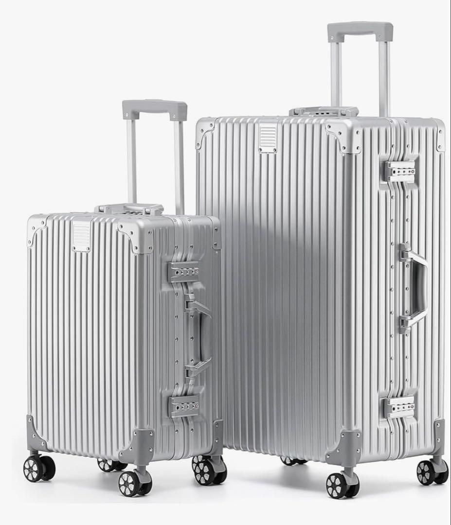 新品 スーツケース アルミフレーム キャリーケース 耐衝撃 TSAロック 軽量