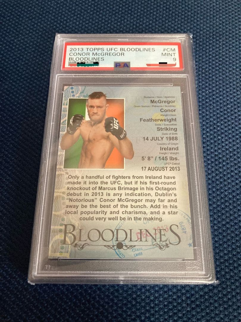 コナーマクレガー　ルーキーカード　PSA9