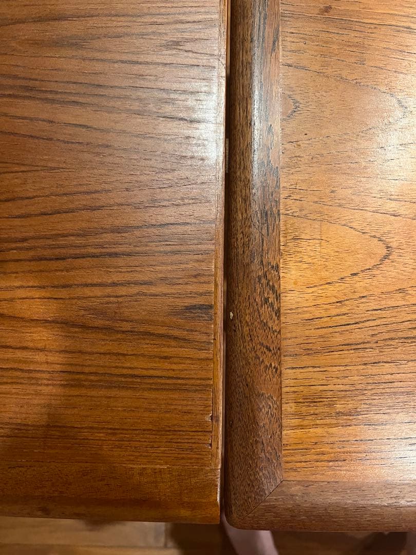 北欧家具　ヴィンテージ　デンマーク　チーク　ドローリーフテーブル