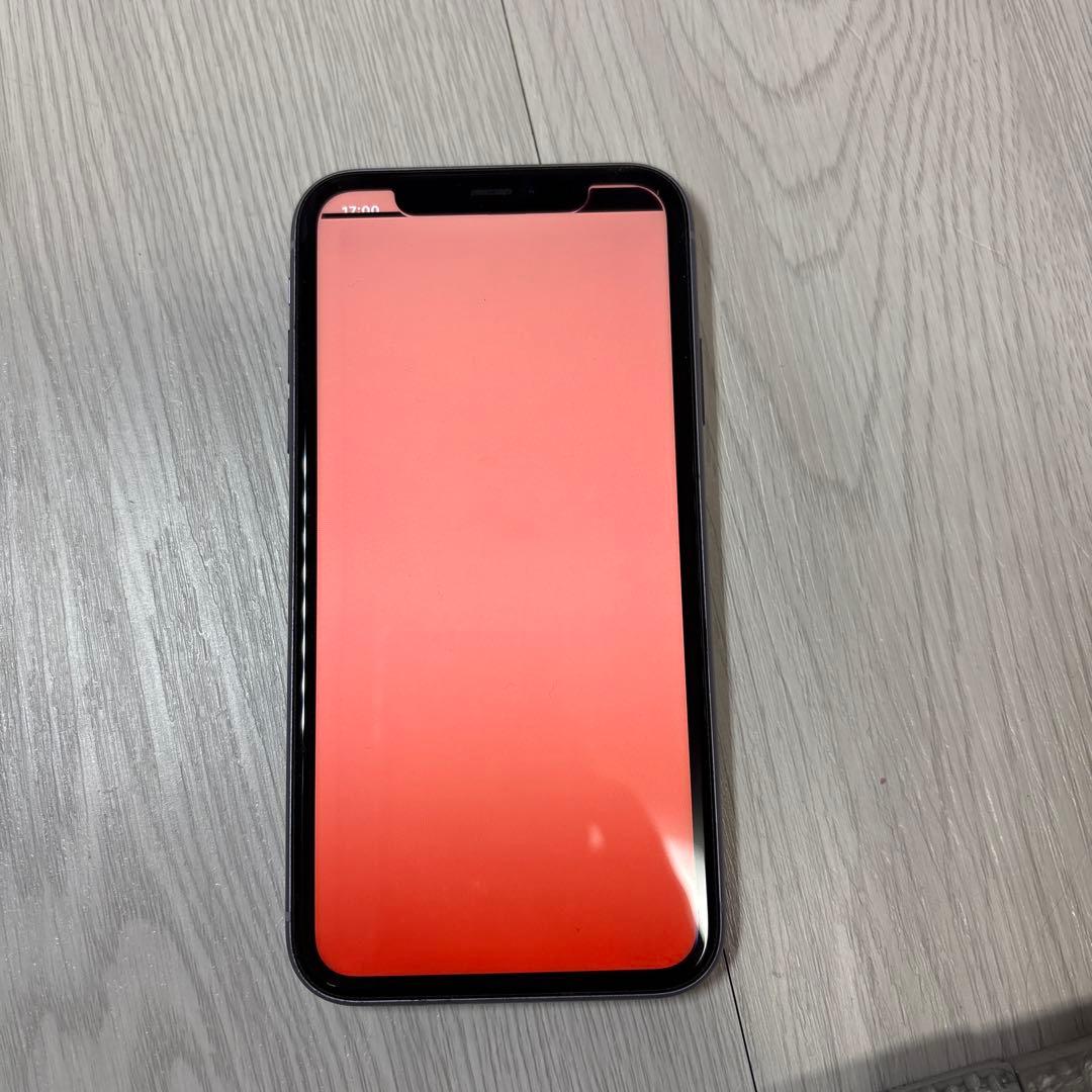 iPhone11 128GBジャンク品 使用可 画面表示不良あり 本体のみ