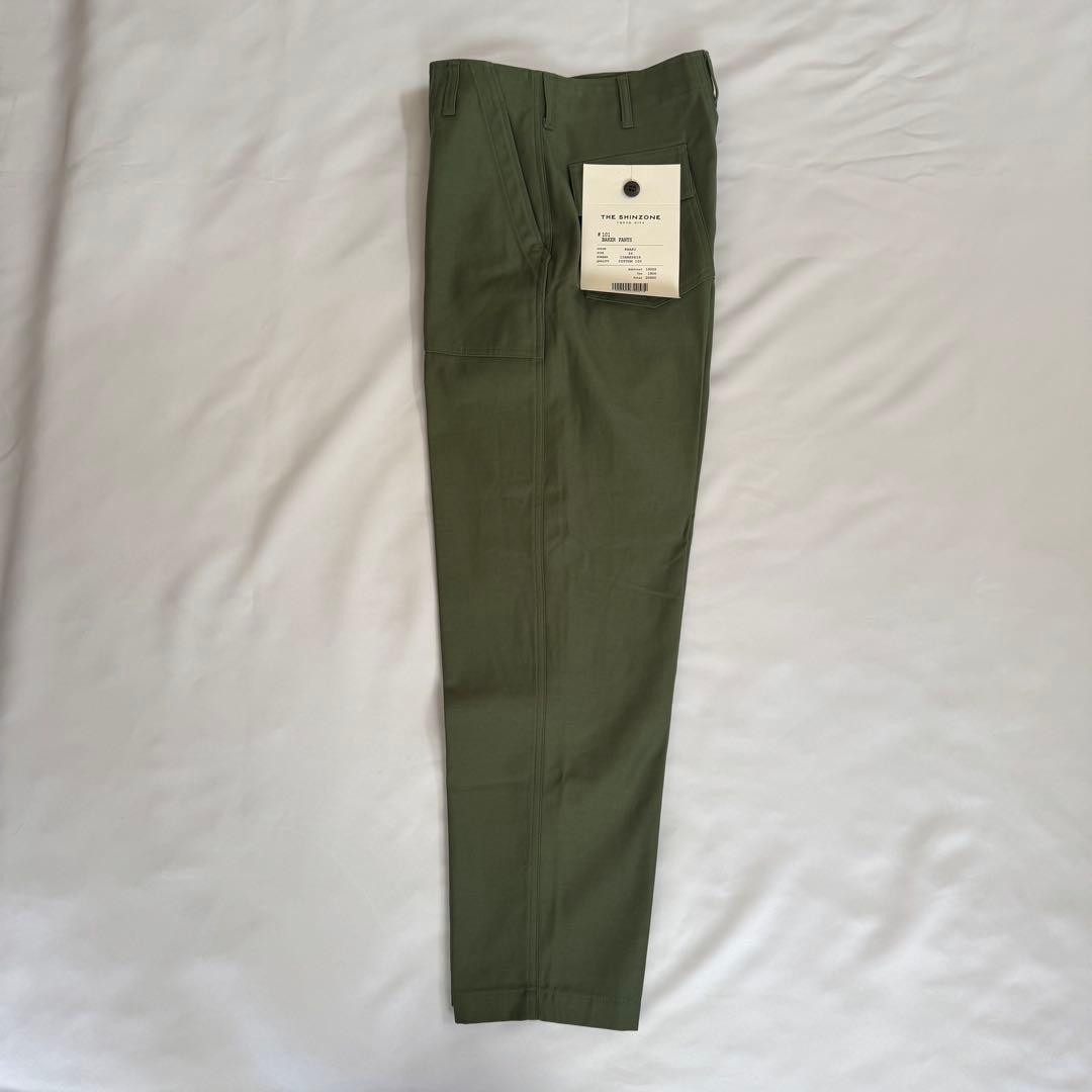 【新品】THE SHINZONEシンゾーン ベイカーパンツkhaki 36