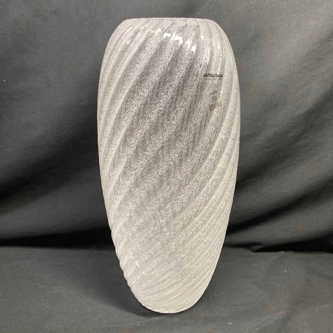 【美品】ムラーノガラス 花瓶 AVMazzega