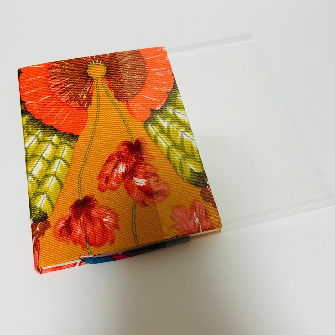 新品　Hermes 花柄ノート オレンジ　箱付き