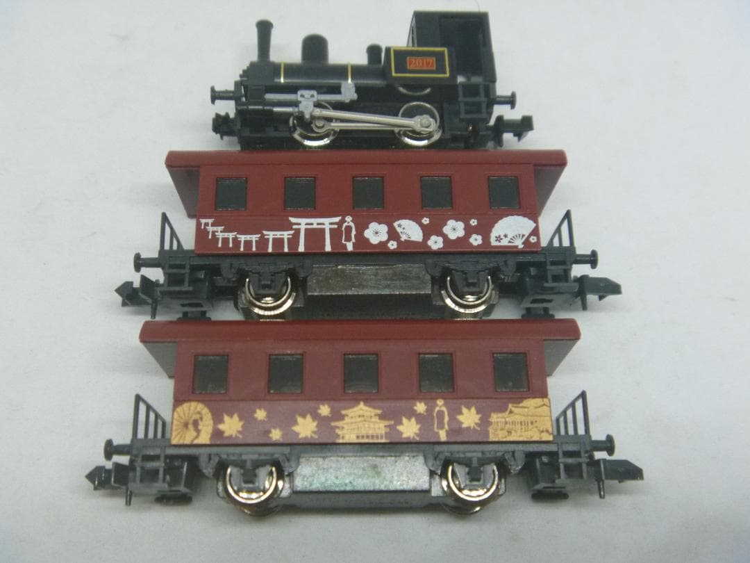 Nゲージ　ポケットライン チビロコセット 京の都のSL列車(KATO)