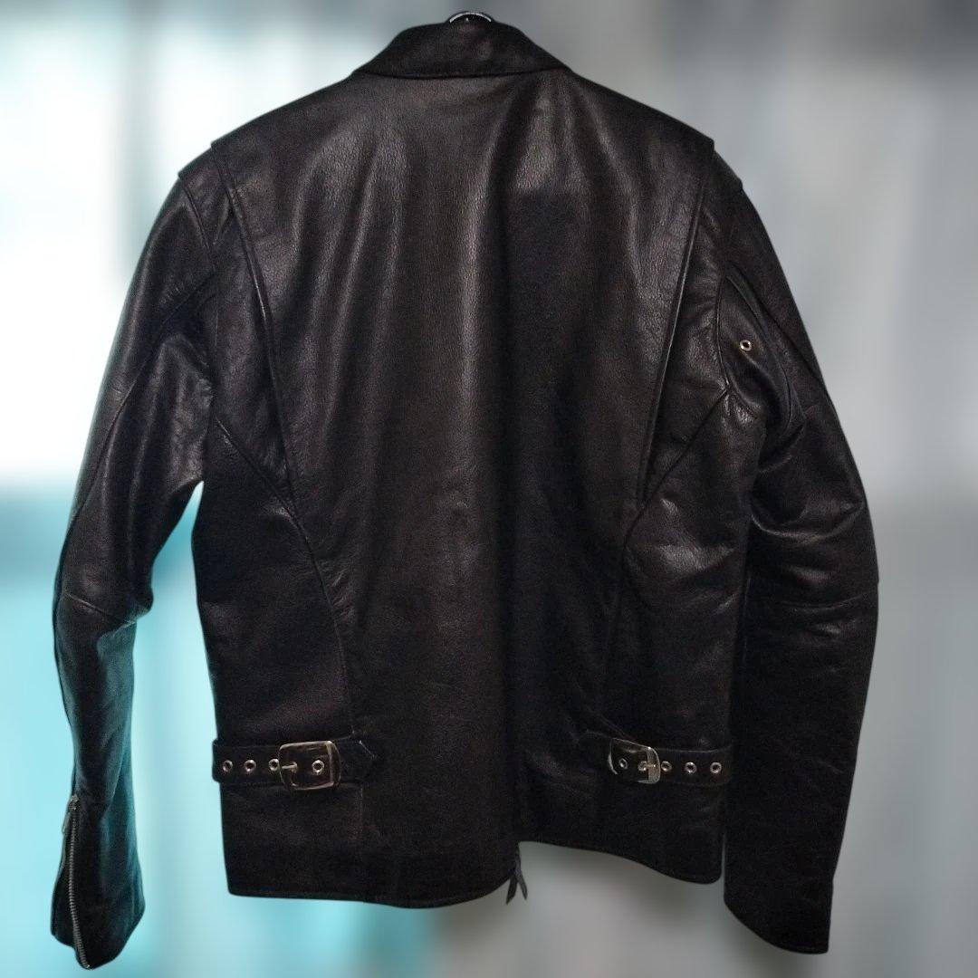 美品　FREEDOMシングルライダースジャケット