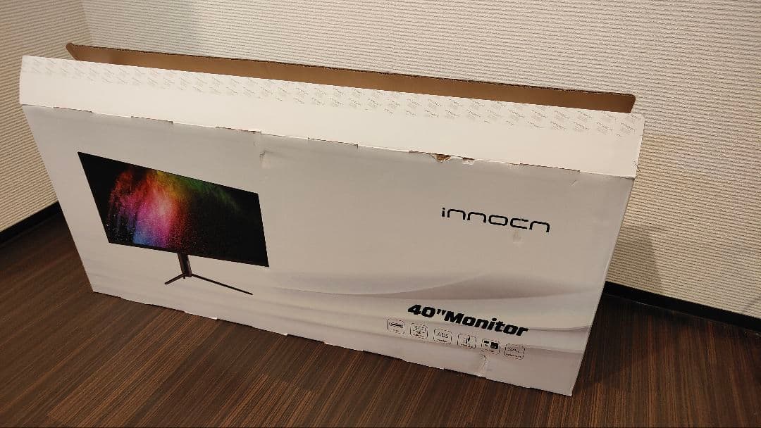 本日発送【今月購入 ほぼ未使用】innocn 40インチ WR-40PRO