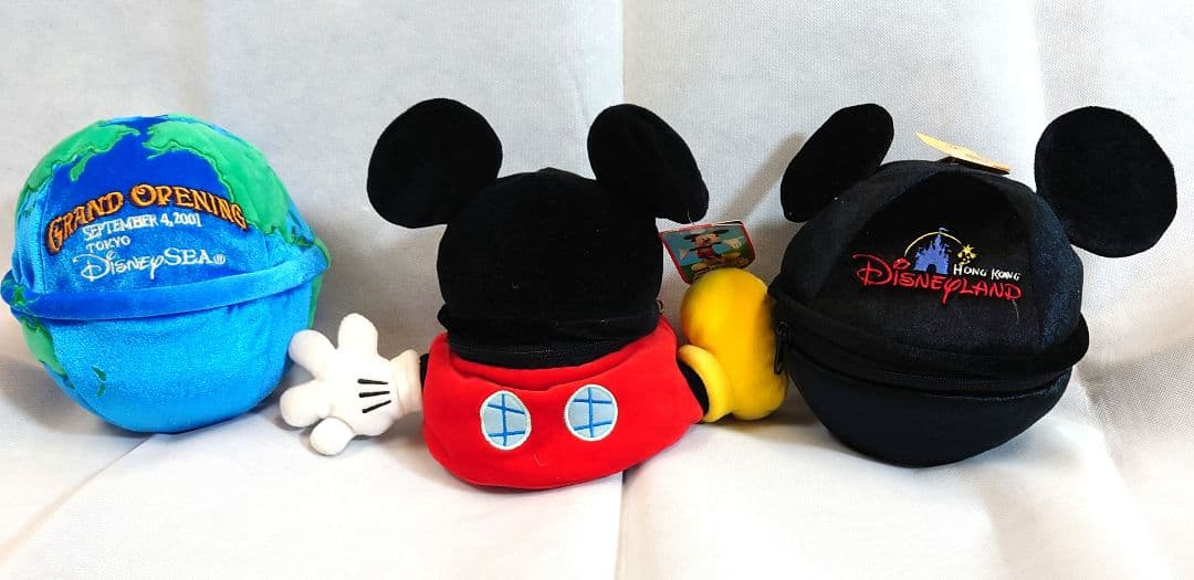 東京ディズニーシー、香港ディズニーランド、クラフハウス ぬいぐるみセット
