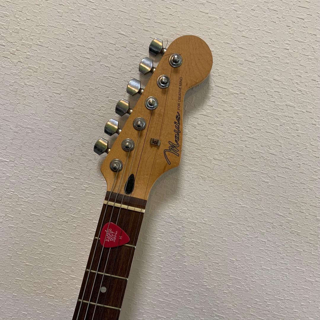 エレキギター ブラック ストラトキャスタータイプ