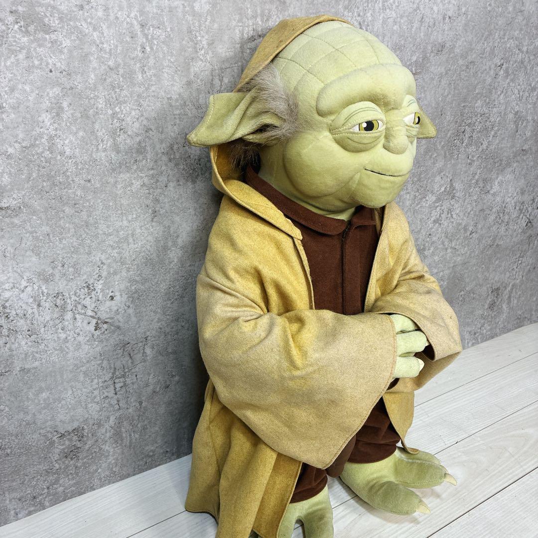 ヨーダ風 等身大 約66㎝ ぬいぐるみ ノーブランド タグ無し リアルサイズ