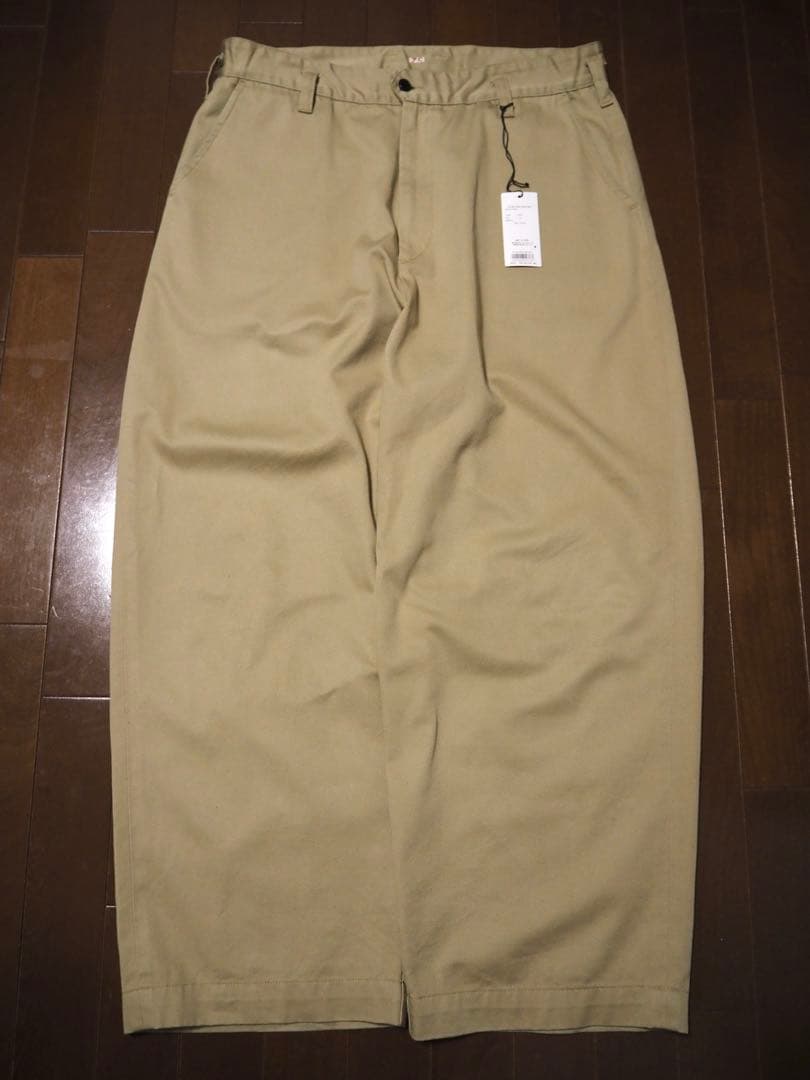 パンツ PORTER CLASSIC GENE KELLY CHINOS KHAKI