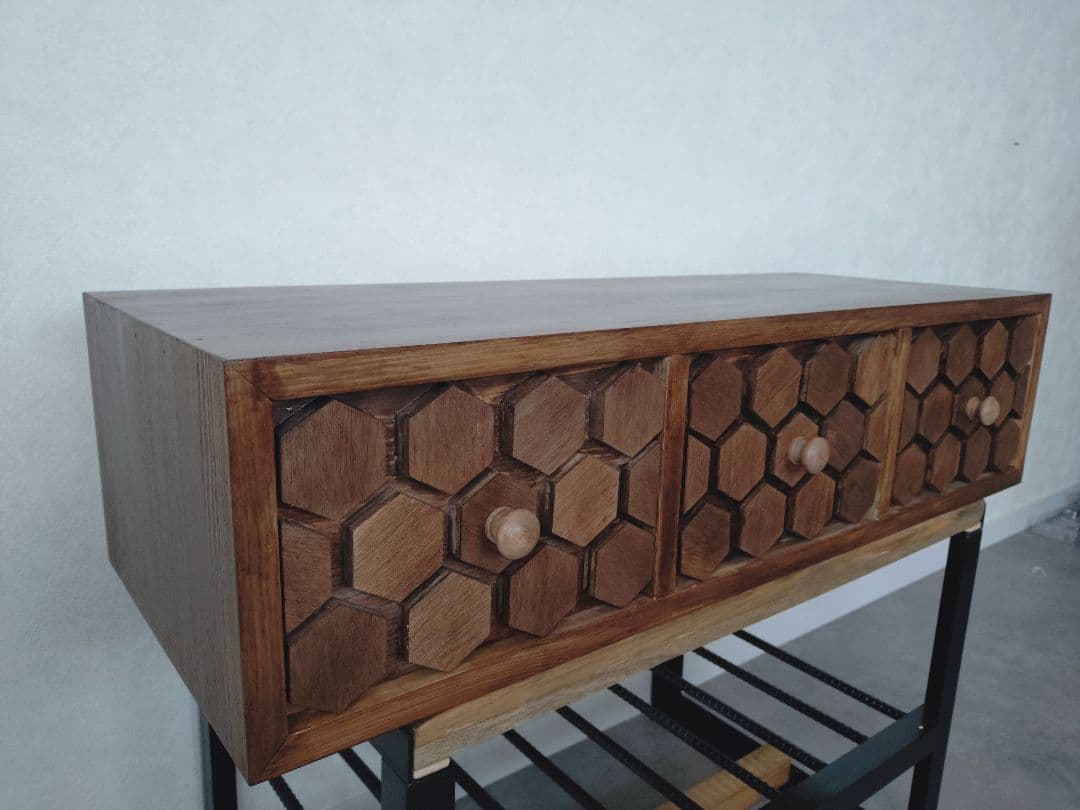 りりー　引き出し付きサイドテーブル