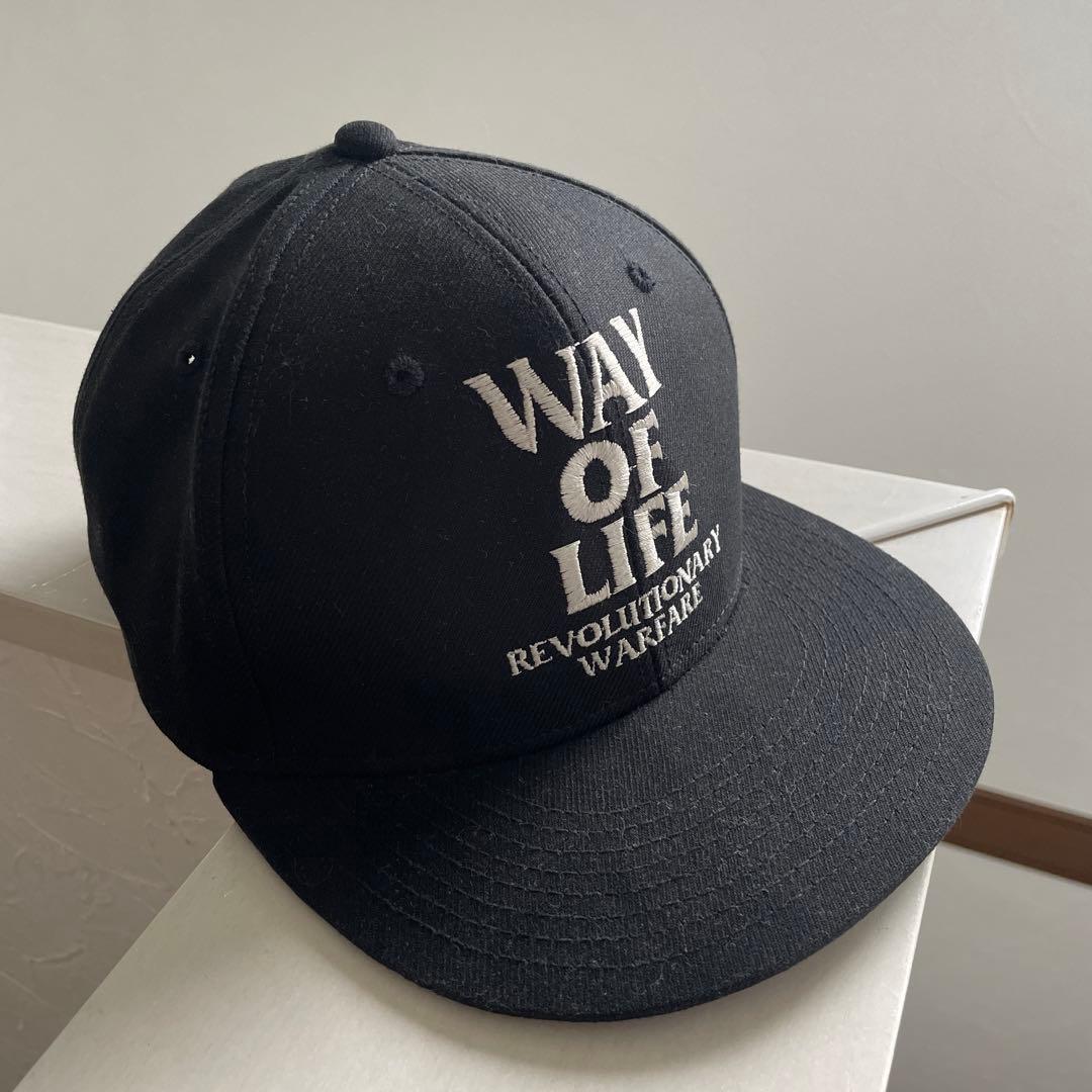 RATS EMBROIDERY CAP \"WAY OF LIFE\" ブラック