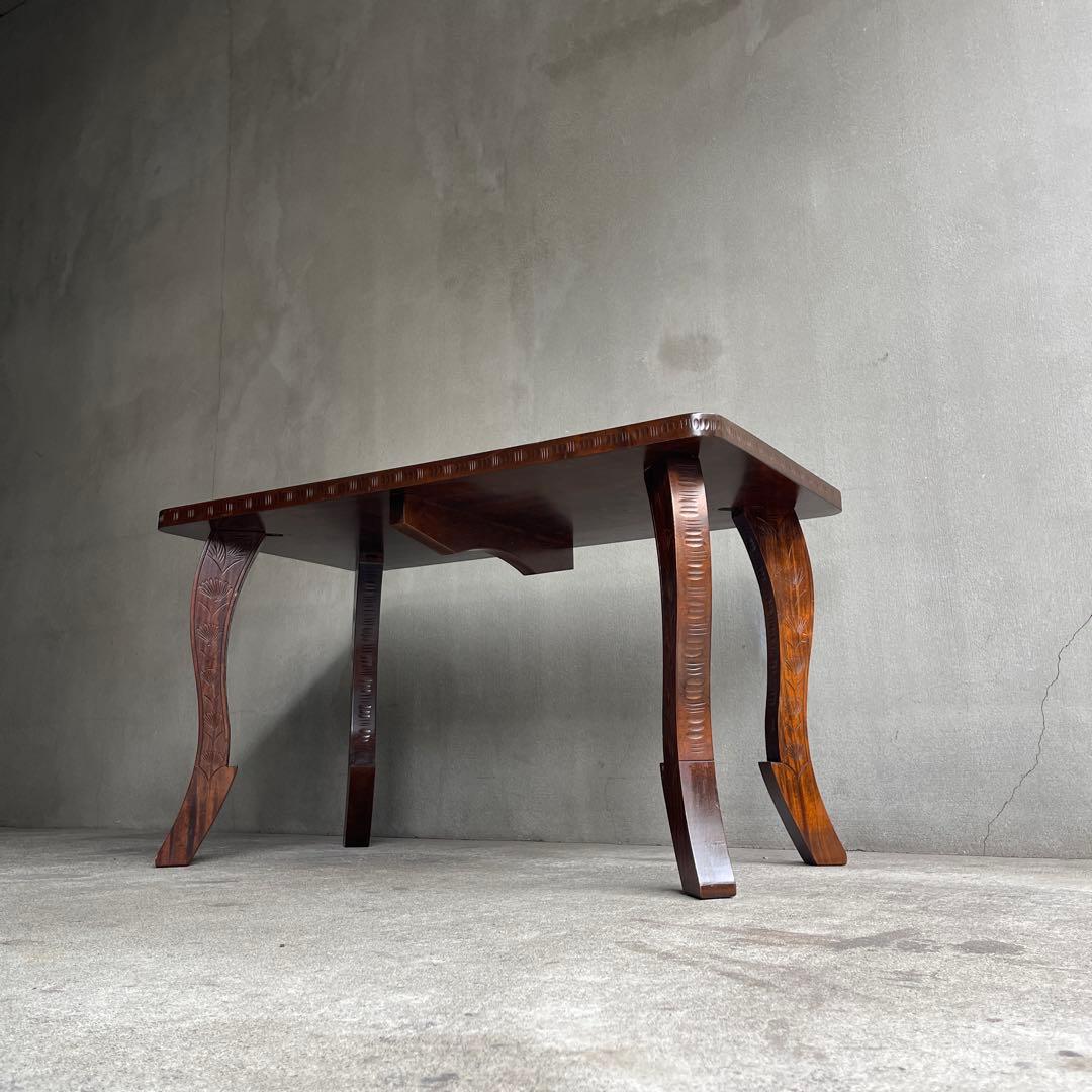 軽井沢彫　センターテーブル