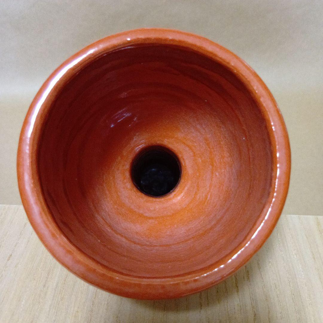 茶道具　赤鼓胴花入