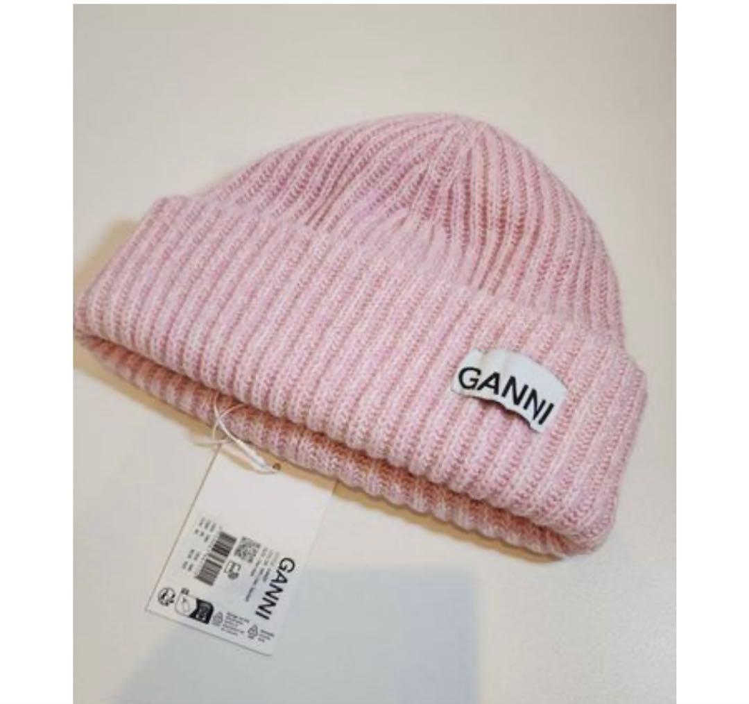 GANNI ニット帽ビーニー