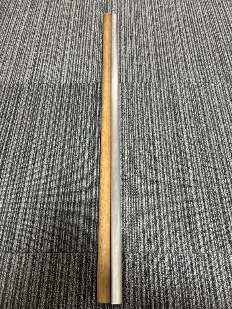 mmmkyh　ジュラルミン製　半棒　杖術　棒術　古武術