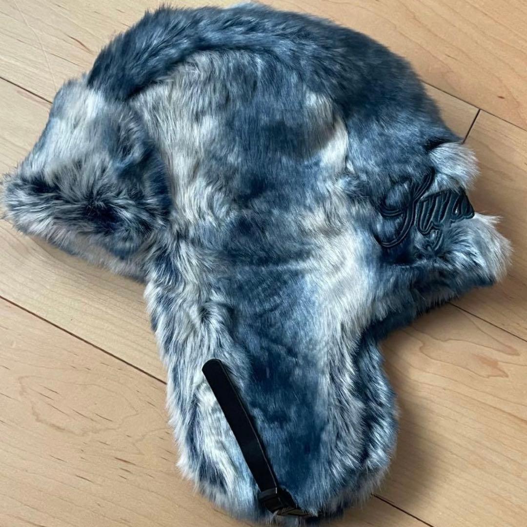 Supreme Faux FurTrooper BlueフライトキャップM/L