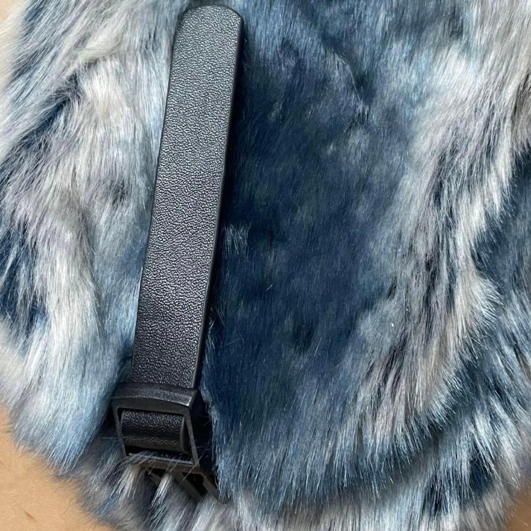 Supreme Faux FurTrooper BlueフライトキャップM/L