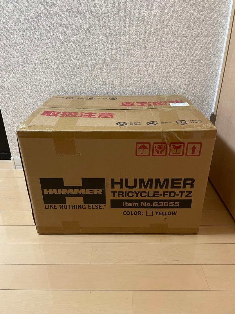 【新品】HUMMER ☆ 三輪車　ハンドル付き