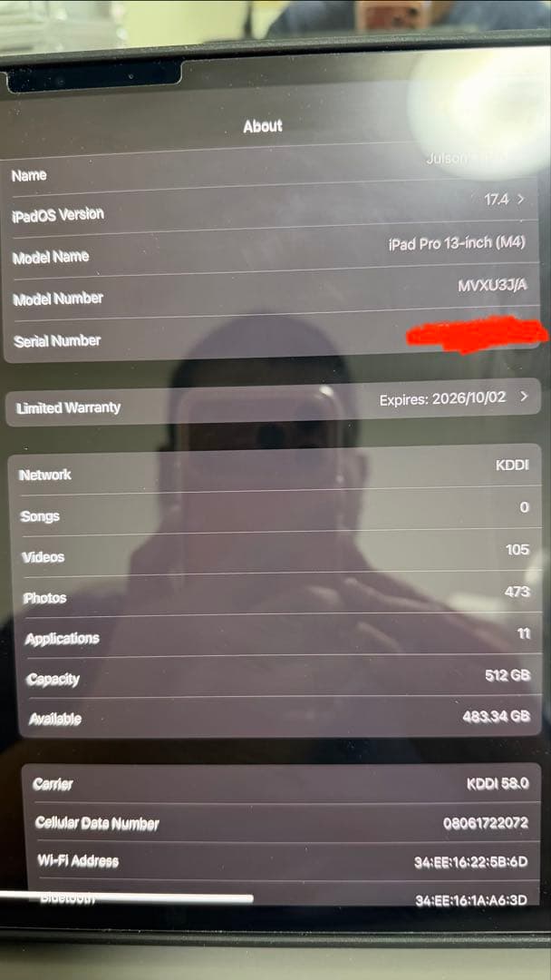 iPad Pro 13インチ M4 512GB WIFI+CELLULAR