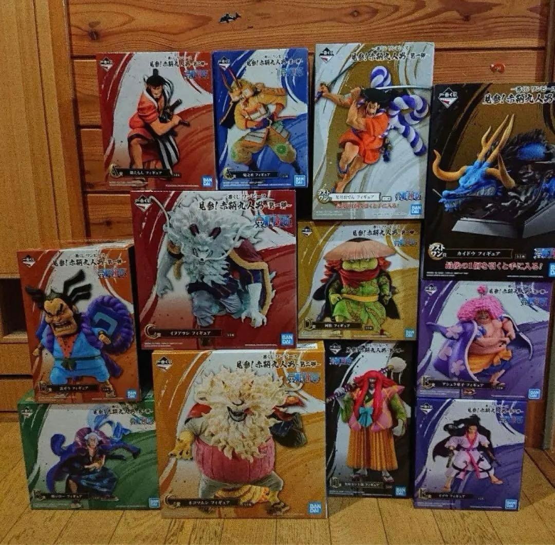 ワンピース 一番くじ 赤鞘九人男 フィギュア