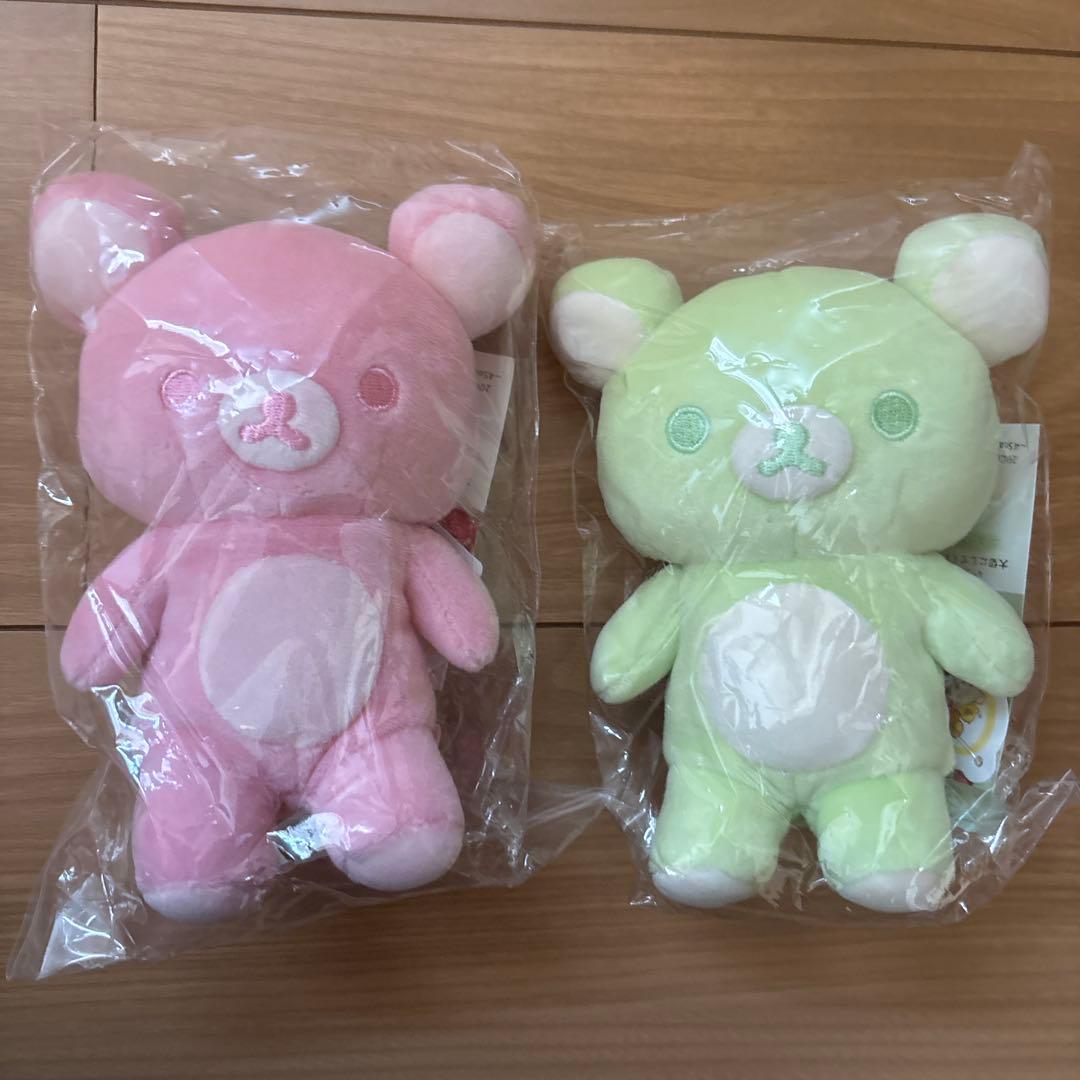 リラックマ 20Colors ぬいぐるみ　ピンク　ジューシーメロンソーダ