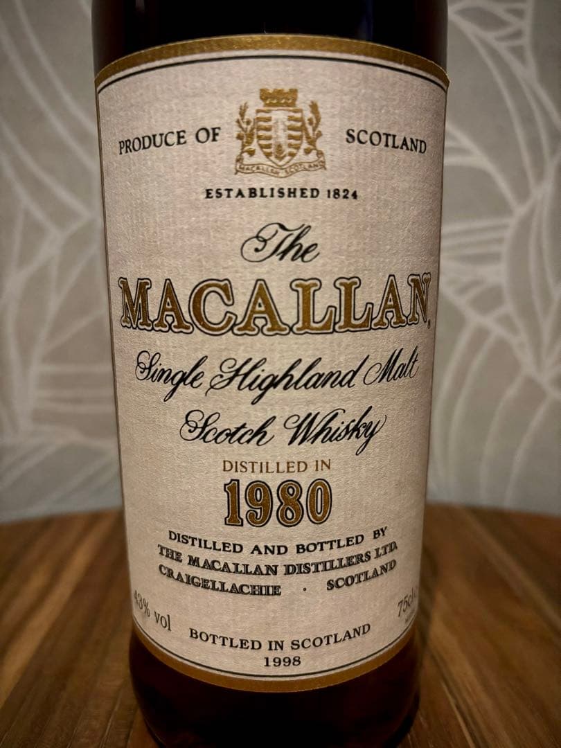 ★ 超稀少古酒 『 マッカラン１８年1980 』