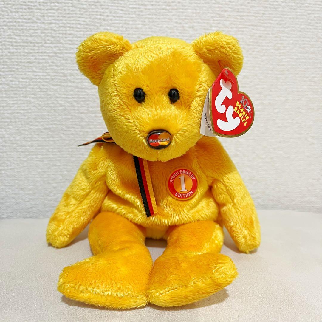 【入手困難】Tyぬいぐる ビーニーベイビーズ マスターカード社４体セット