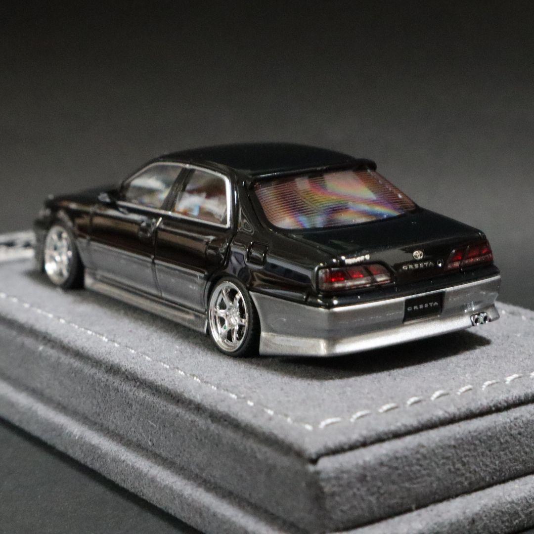 Mortal 1/64 トヨタ クレスタ 黒銀 JZX100 限定 エンジン再現