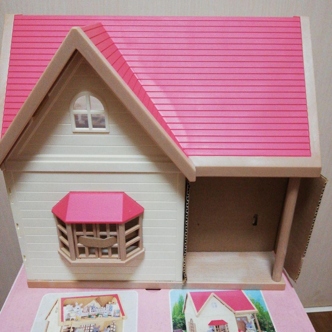 【廃盤品！レア品】シルバニアファミリー　きいちご林のかわいいお家➕人形