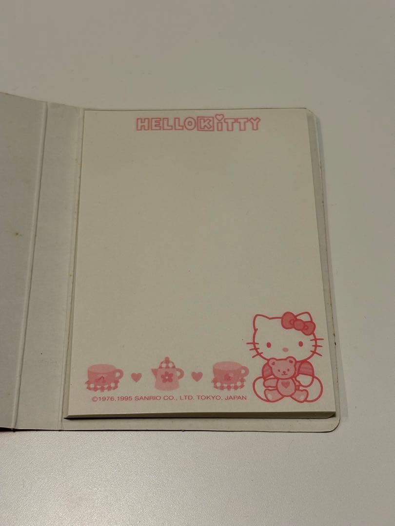 平成レトロ ハローキティ おどうぐばこ メモ帳 文房具 セット