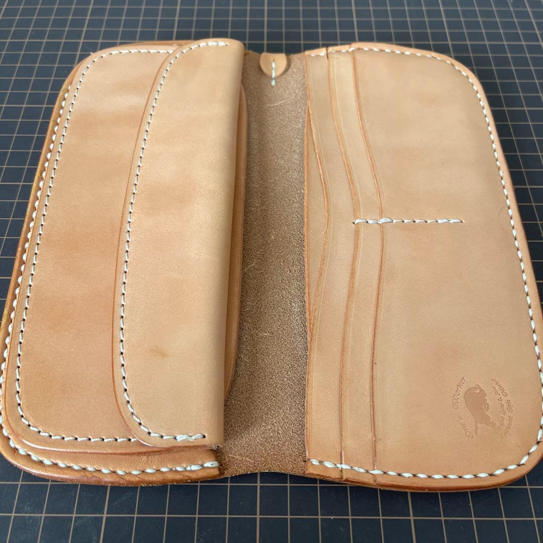 One’s Workerワンズワーカーサドルロングウォレットナチュラル