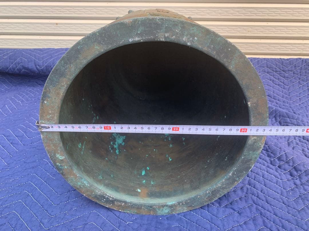 eyeknow74　釣鐘　半鐘　警鐘　青銅製　古銅半鐘　直接手渡し