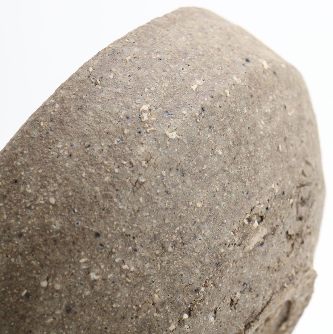 加守田彰二作 平茶碗 加守田昌子極書 識箱 茶道具　M 969