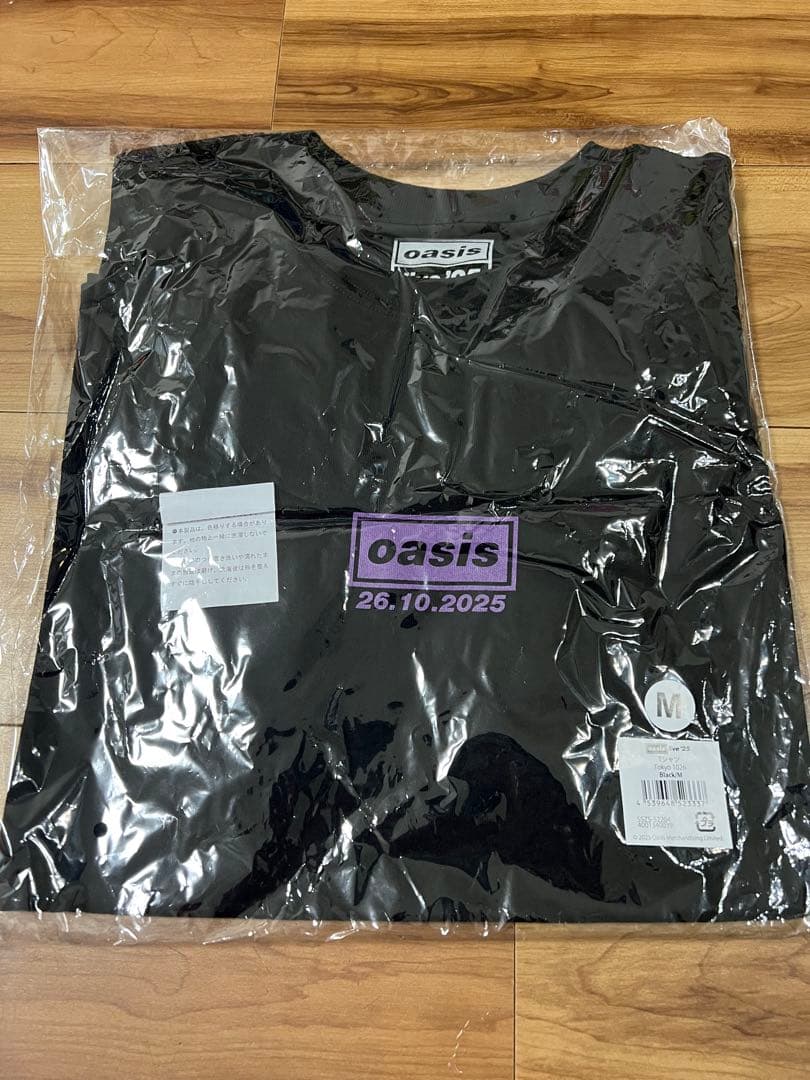 oasis 会場限定ライブTシャツ 江戸紫 Mサイズ1025日付