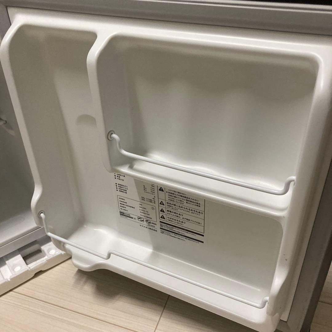 MAXZEN マクスゼン 46L 1ドア冷蔵庫 2023年製ガンメタリック