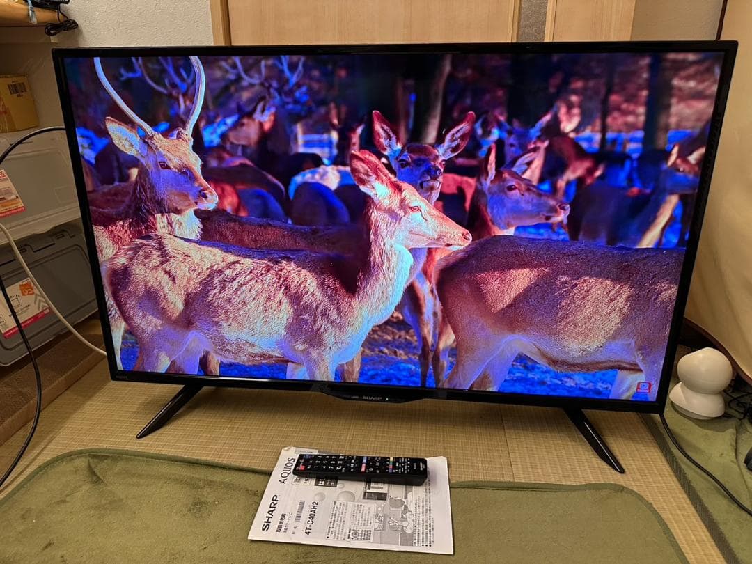SHARP シャープ　40型　4K　テレビ 4T-C40AH2 19年製綺麗！