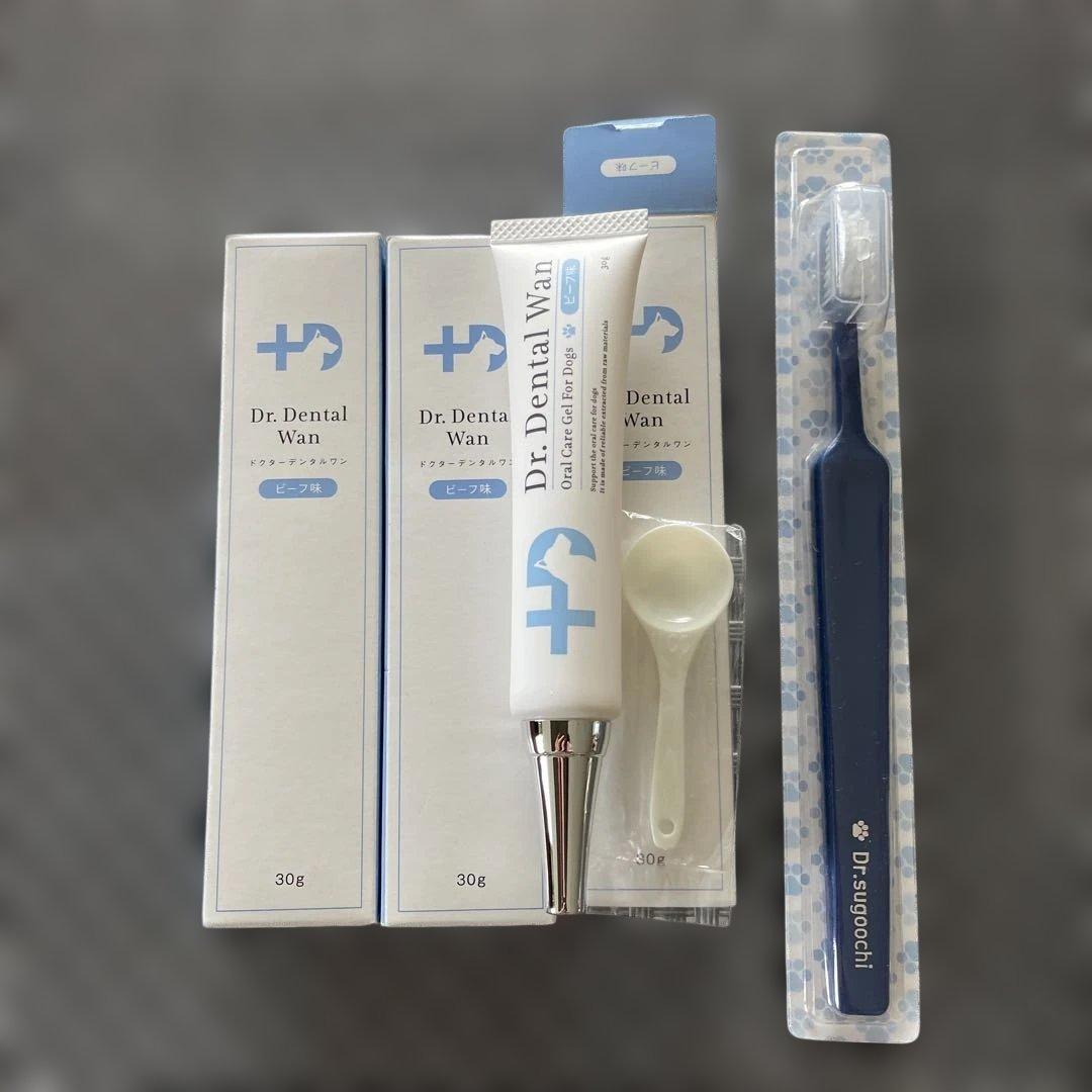 Dr.Dental Wan オーラルケアジェル 30g3本セット　Dr歯ブラシ付